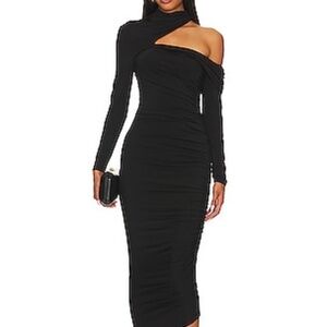 MISHA Clotilde Dress in Black